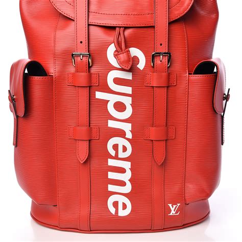 supreme louis vuitton christopher backpack